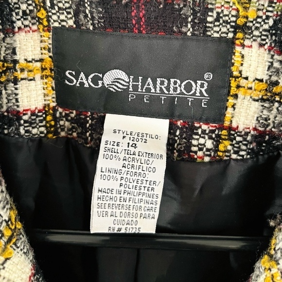 Sag Harbor zip blazer- Size 14P - Picture 2 of 5